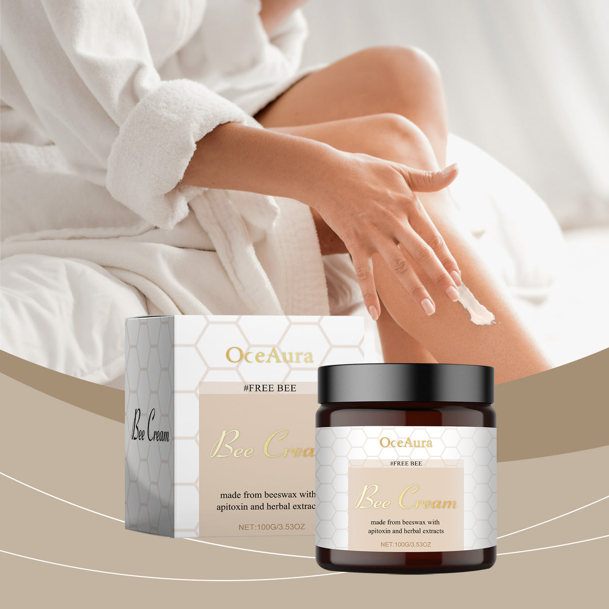 OceAura Bee Venom Care Cream Daily Body Skin