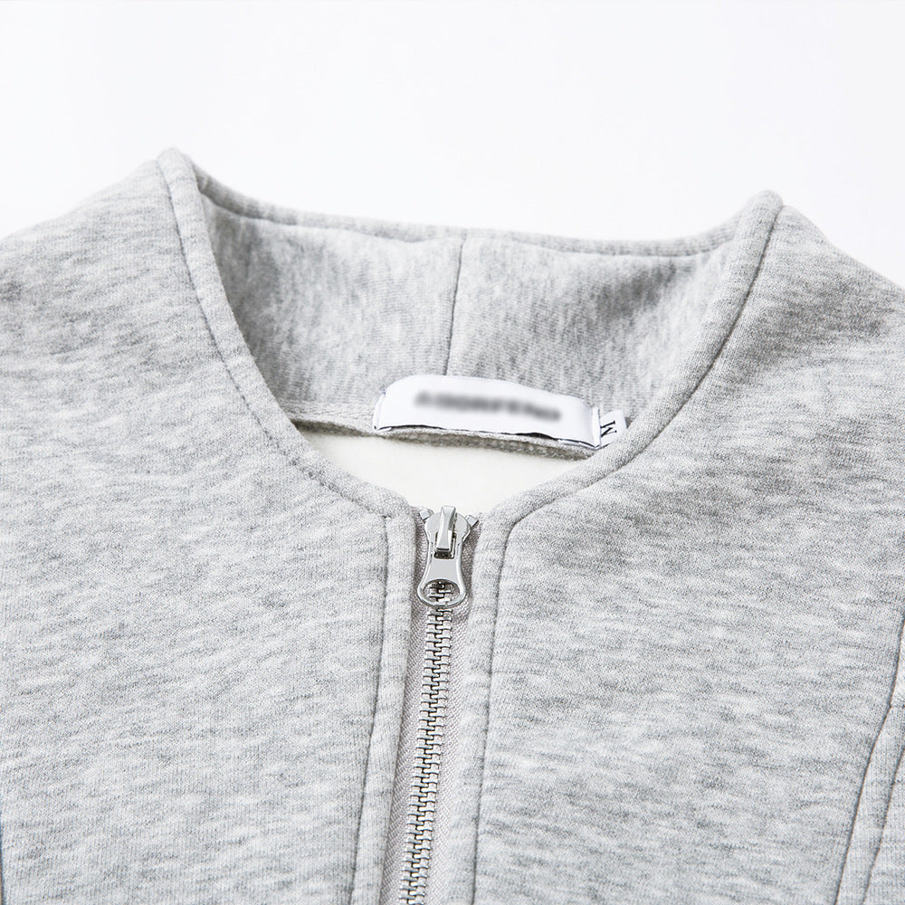 Half zip pullover sweatshirt