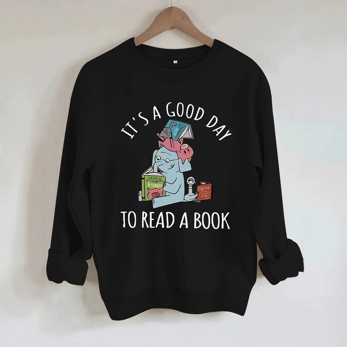 Elephant patterned pullover shirt