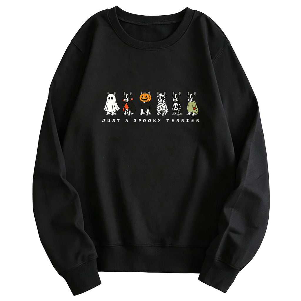 Just A Spooky Terrier hoodie- multi color
