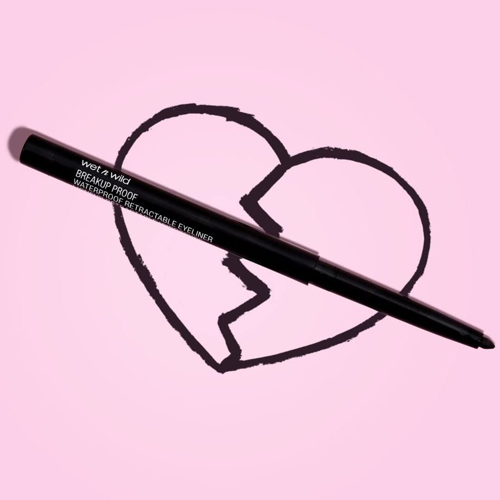 wet n wild Mega Last Breakup Proof Waterproof Retractable Gel Eyeliner - Ultra Pigmented 16-Hour Long Wear, Smudge Proof Satin Finish Formula, Cruelty-Free & Vegan - Brick Brown