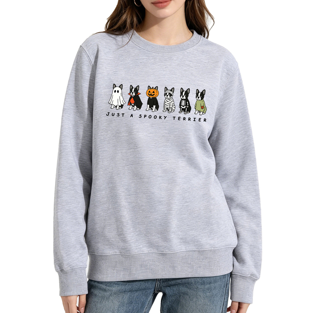 Just A Spooky Terrier hoodie- multi color