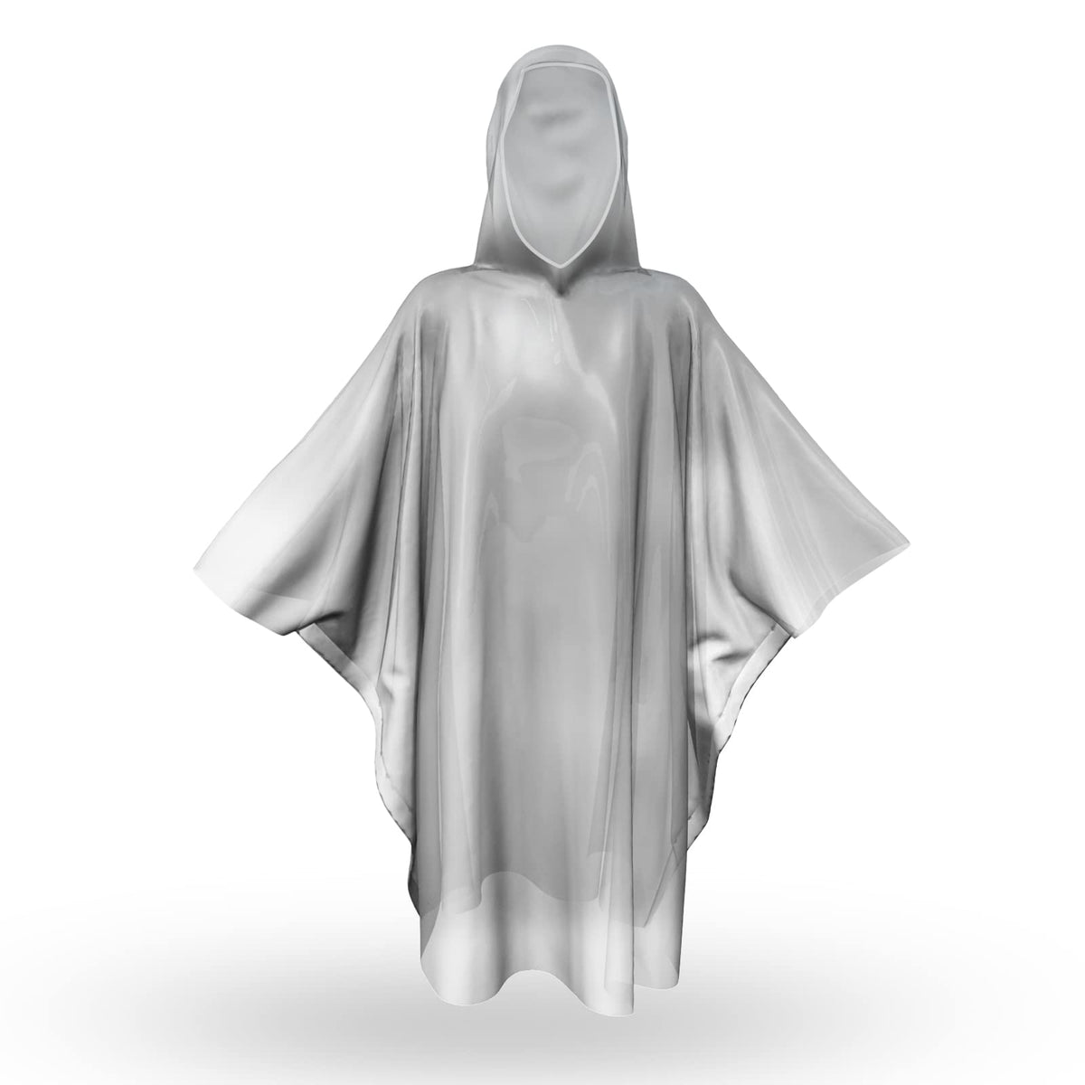 SaphiRose Disposable Adult Rain Ponchos Clear Emergency Raincoat