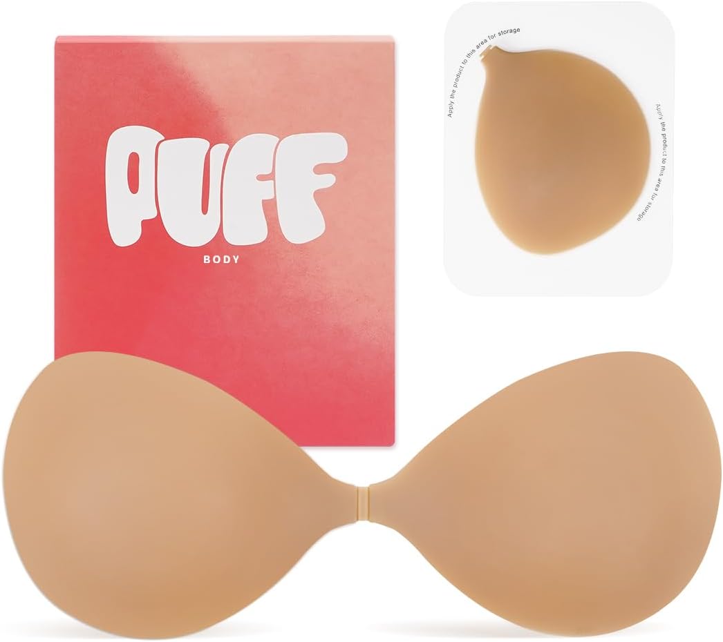 Sticky Bra Push Up, Invisible Strapless Adhesive Bra