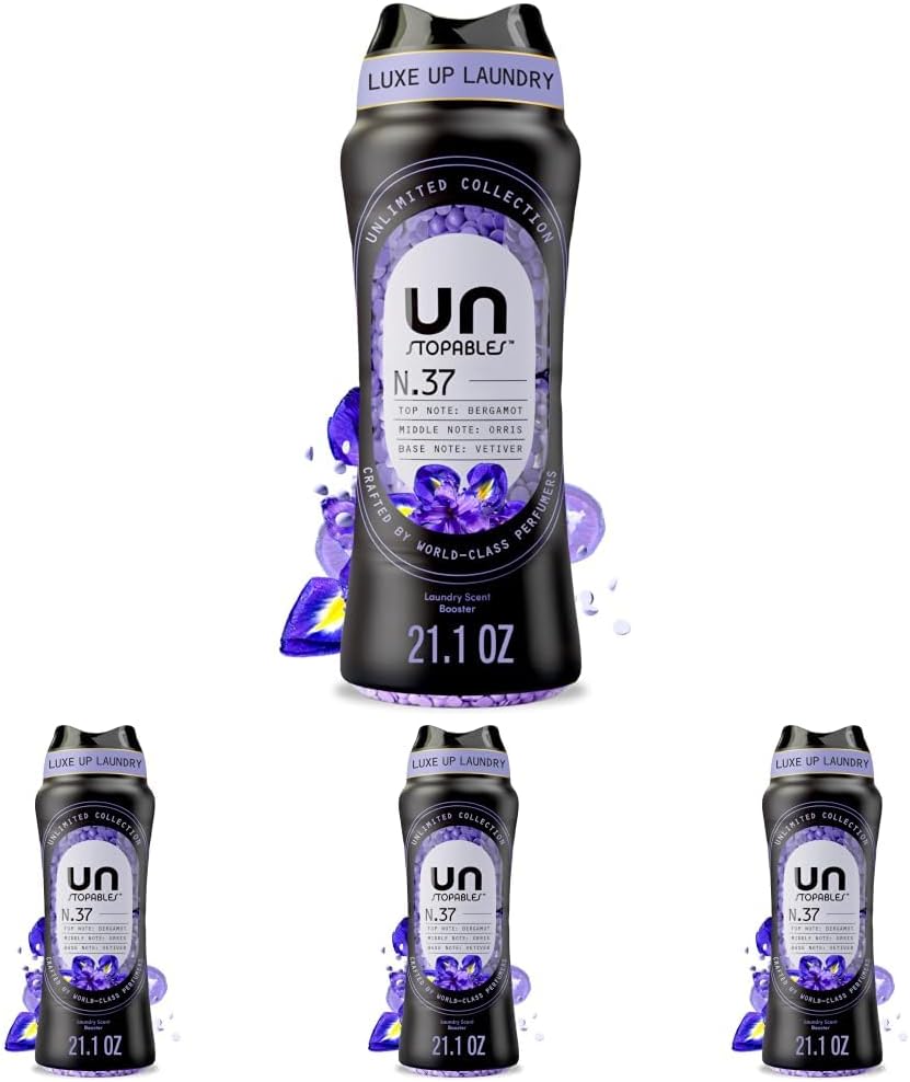 Downy Unstopables Unlimited Collection In Wash Laundry Scent Booster Beads, No. 26, Fine Fragrance, Long Lasting Fresh Scent Beads, 21.1 oz