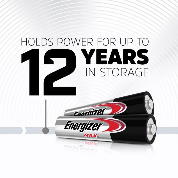 Energizer AA and AAA Batteries, 48 Count, Combo Pack Contains 24 Max Double A and 24 Max Triple A Batteries