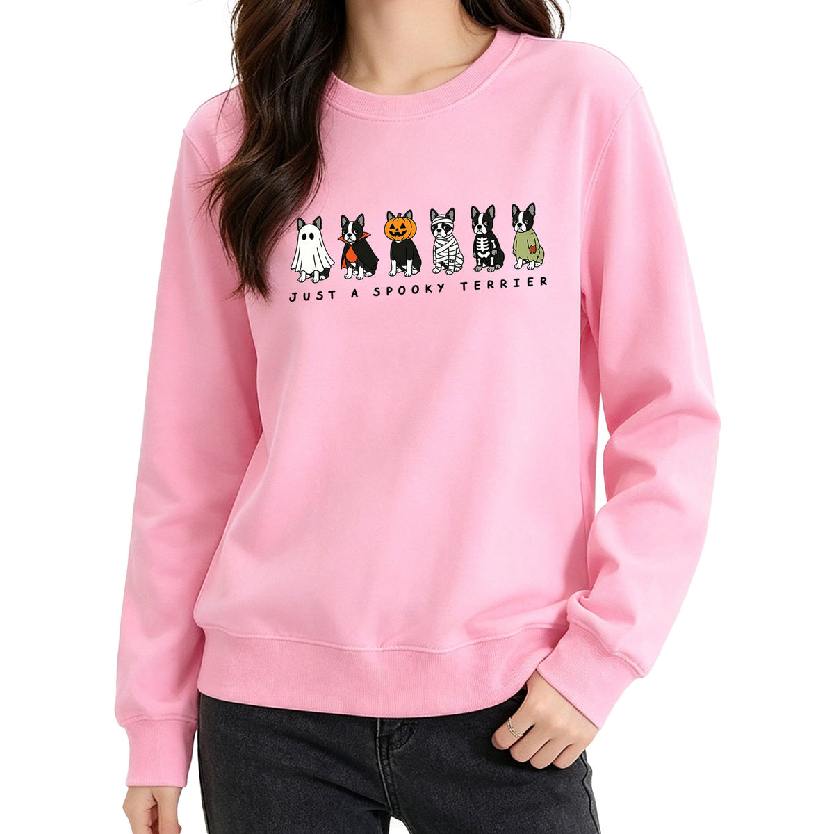 Just A Spooky Terrier hoodie- multi color