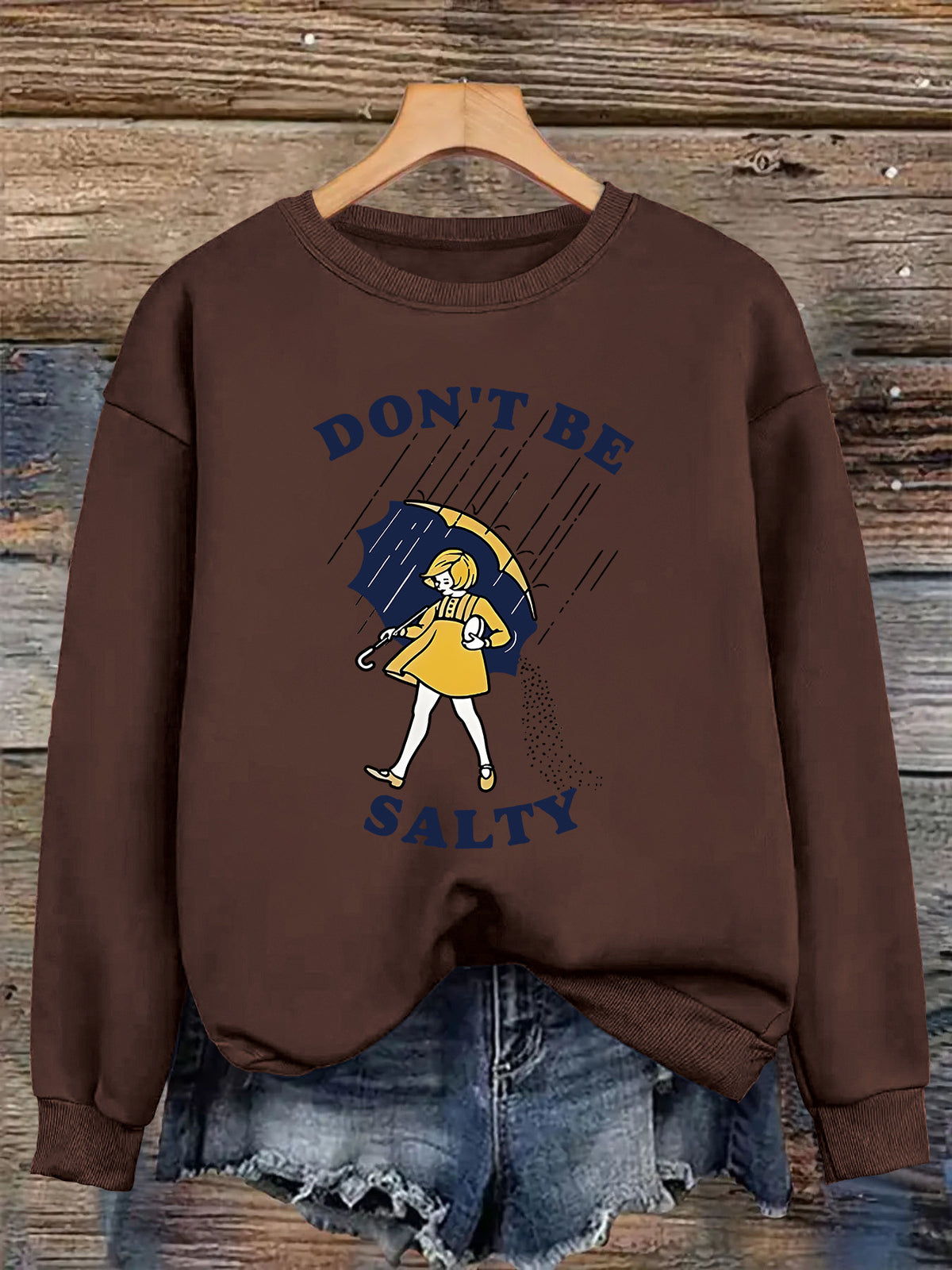 Umbrella girl sports shirt