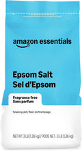 Amazon Essentials Epsom Salt Soak, Magnesium Sulfate USP, 3 Pound, 1-Pack (Previously Amazon Basics)