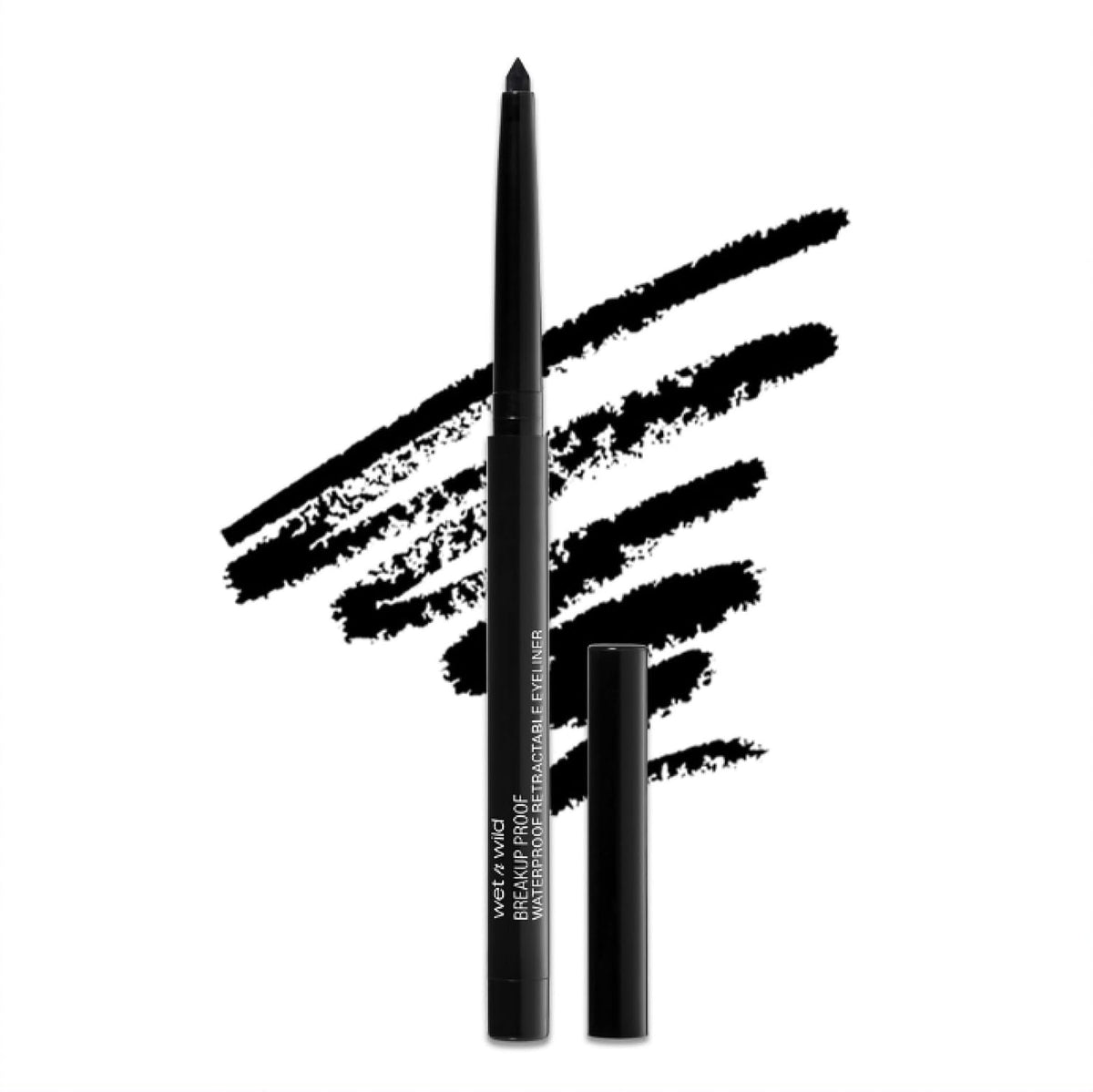wet n wild Mega Last Breakup Proof Waterproof Retractable Gel Eyeliner - Ultra Pigmented 16-Hour Long Wear, Smudge Proof Satin Finish Formula, Cruelty-Free & Vegan - Brick Brown