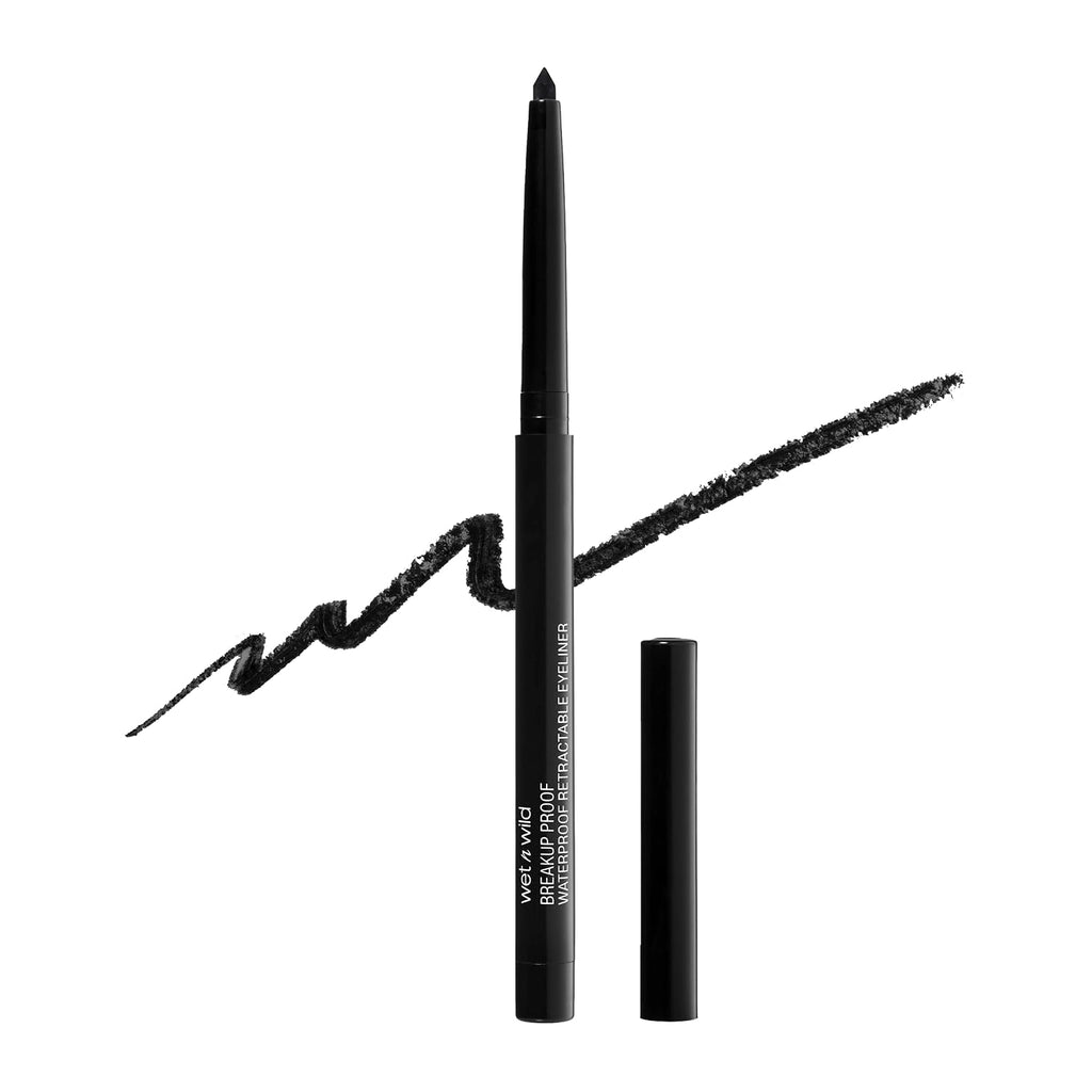 wet n wild Mega Last Breakup Proof Waterproof Retractable Gel Eyeliner - Ultra Pigmented 16-Hour Long Wear, Smudge Proof Satin Finish Formula, Cruelty-Free & Vegan - Brick Brown