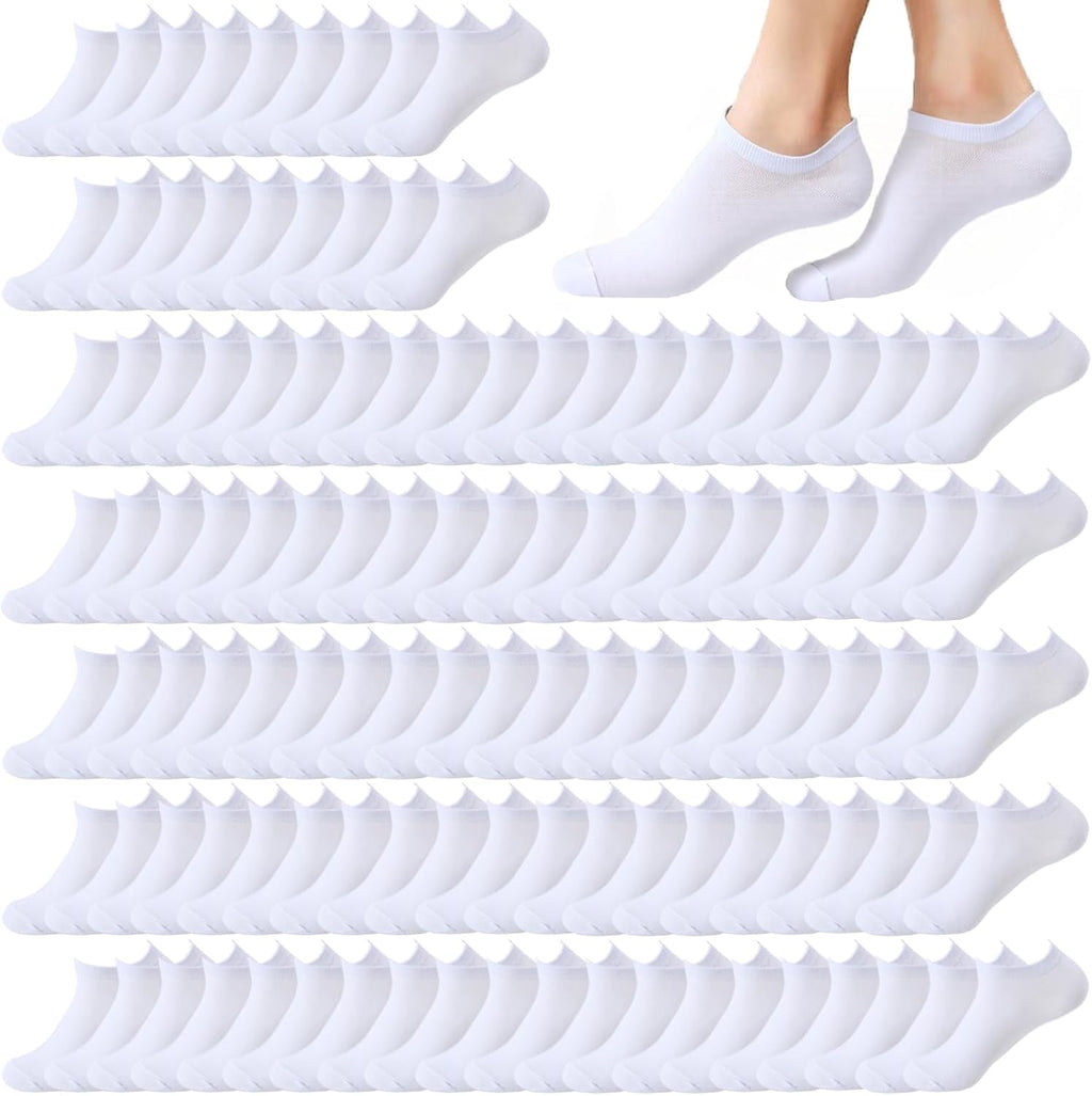12-30 Pairs Low Cut Ankle Socks for Women No Show Casual Breathable Athletic Socks Bulk for Sport
