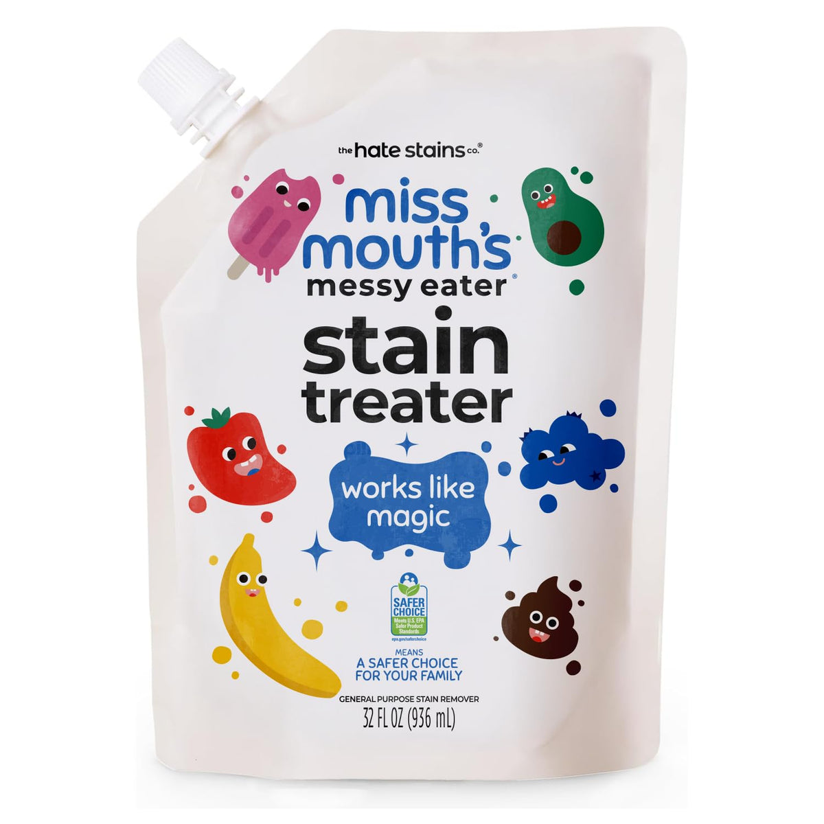 Miss Mouth's Messy Eater Stain Treater Spray, Laundry Stain Remover, 4 Oz