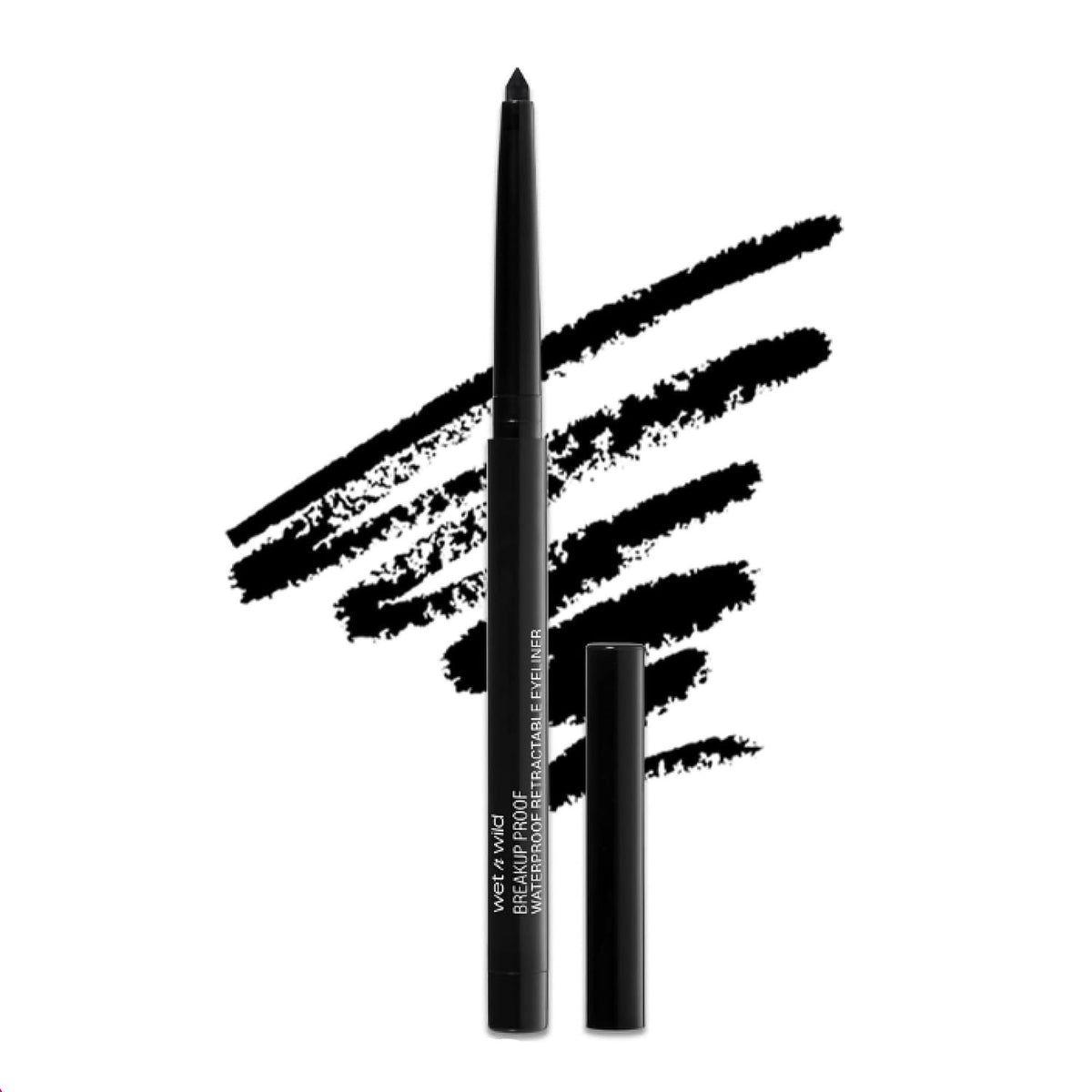 wet n wild Mega Last Breakup Proof Waterproof Retractable Gel Eyeliner - Ultra Pigmented 16-Hour Long Wear, Smudge Proof Satin Finish Formula, Cruelty-Free & Vegan - Brick Brown