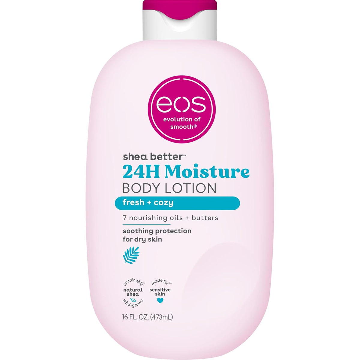 eos Shea Better Body Lotion- Strawberry Dream, with Natural Shea, 16 fl oz