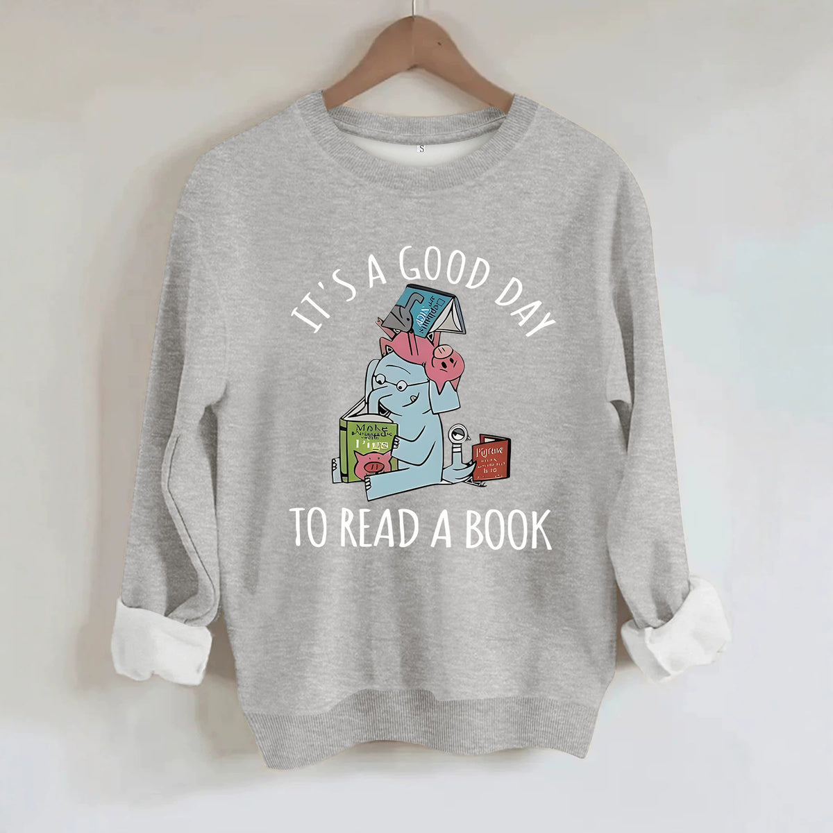 Elephant patterned pullover shirt