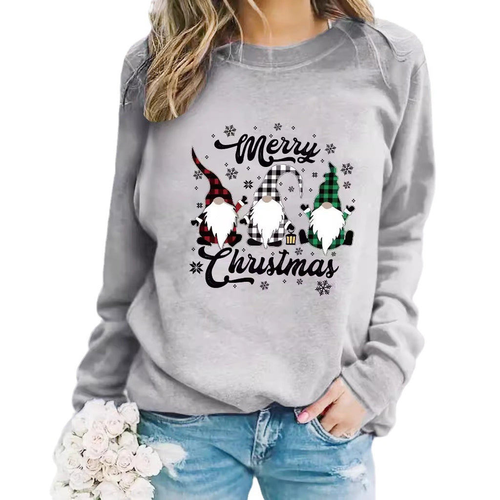 Printed pullover sweatshirt sweatshirt