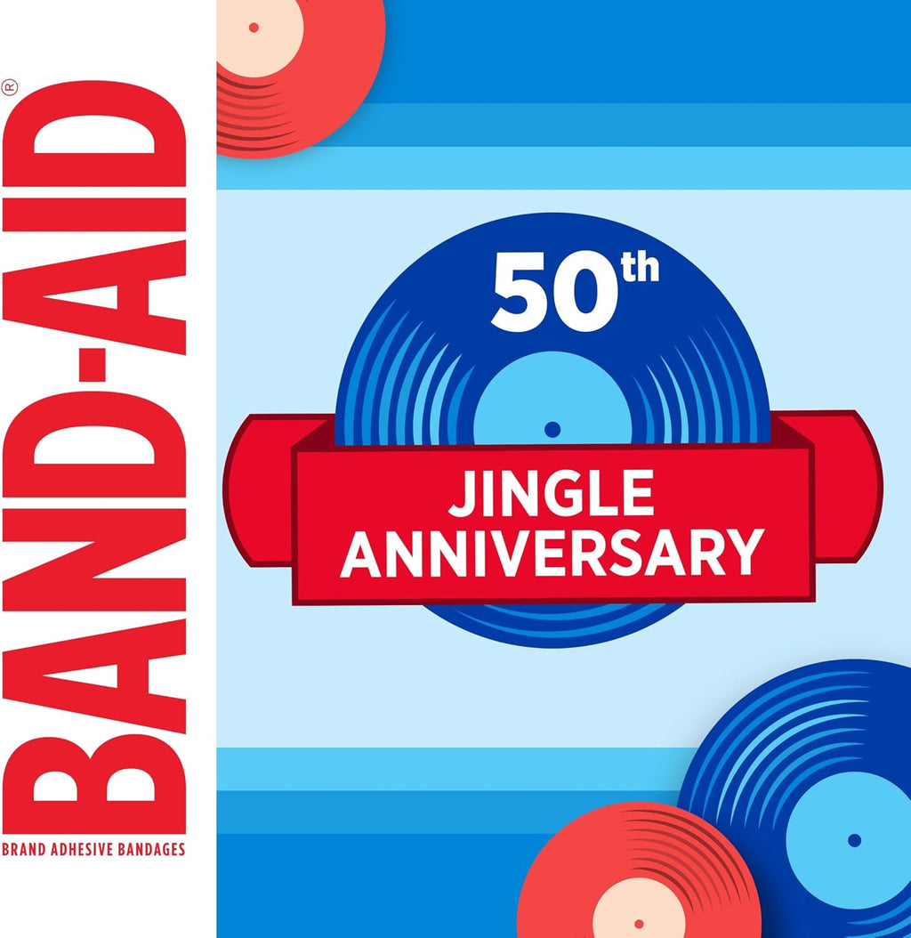 BAND-AID Brand Flexible Fabric Adhesive Bandages, Assorted Sizes, 100 Count