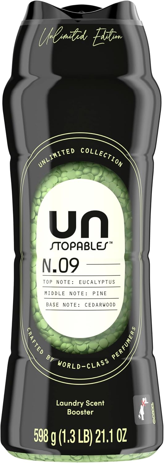 Downy Unstopables Unlimited Collection In Wash Laundry Scent Booster Beads, No. 26, Fine Fragrance, Long Lasting Fresh Scent Beads, 21.1 oz