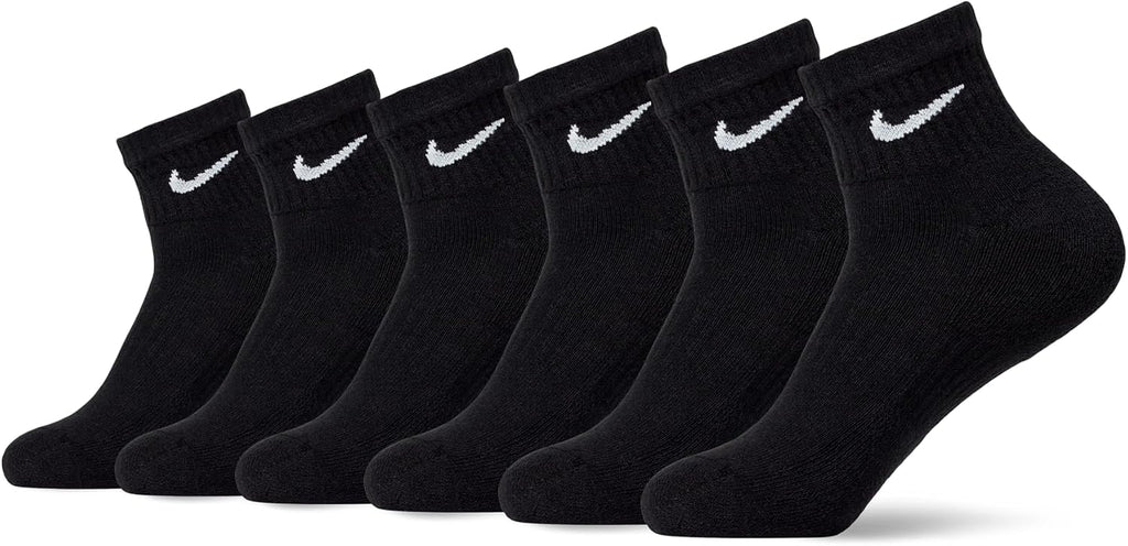 Nike Adult Everyday Cushioned Training Ankle Socks (6-Packs) | Mens Womens