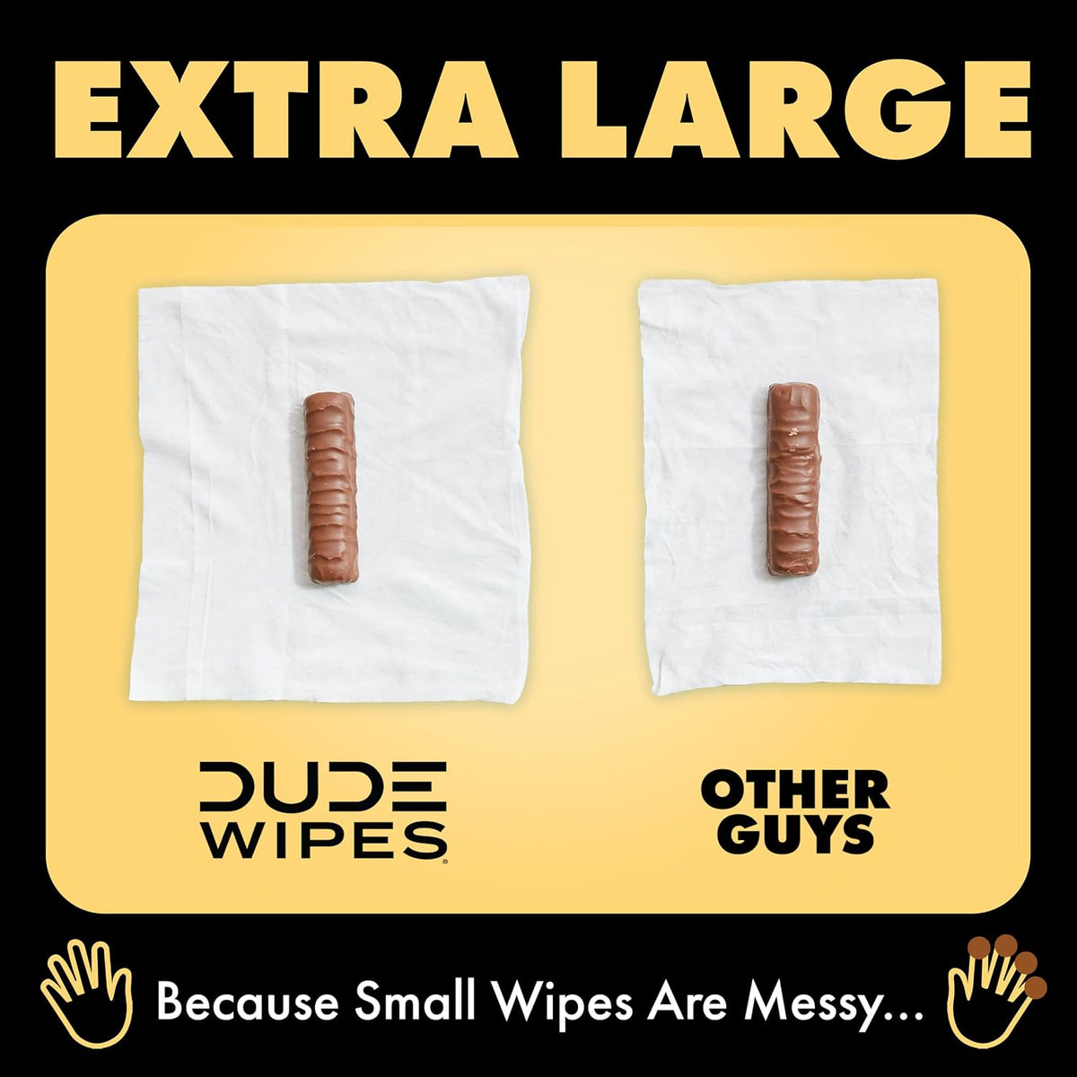 DUDE Wipes Unscented Adult Flushable Wet Wipes, Sensitive Skin, 288 Count