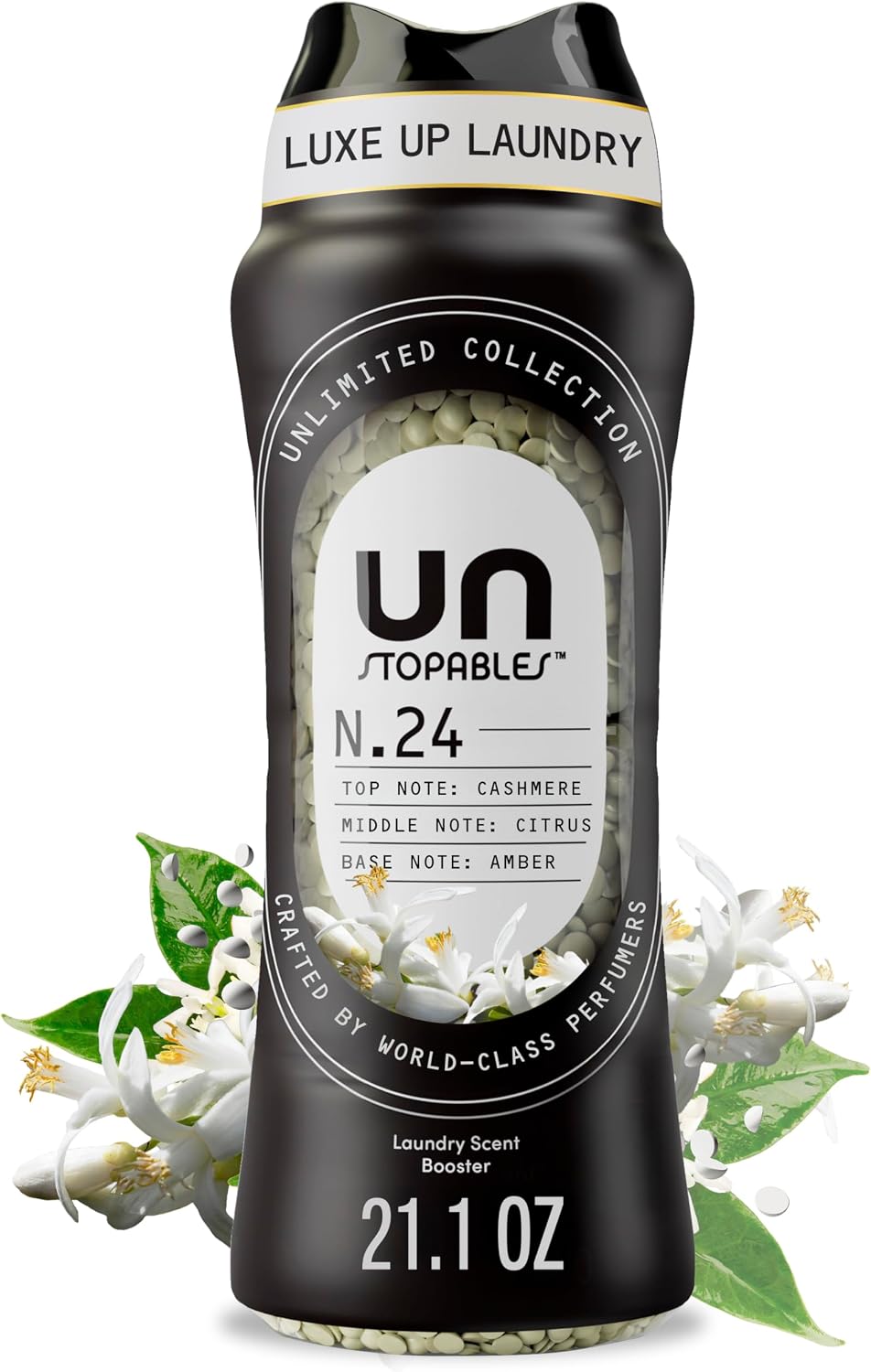 Downy Unstopables Unlimited Collection In Wash Laundry Scent Booster Beads, No. 26, Fine Fragrance, Long Lasting Fresh Scent Beads, 21.1 oz
