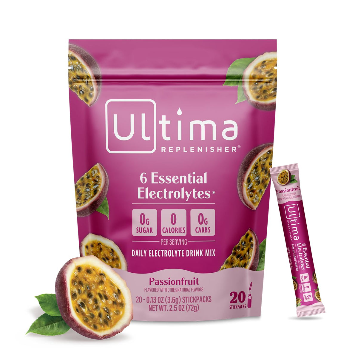 Ultima Replenisher Pink Lemonade Electrolyte Packets, 20 Stickpacks