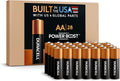 Duracell Coppertop AA Batteries, 28 Count, 12-Year Shelf Life, Storage Tray