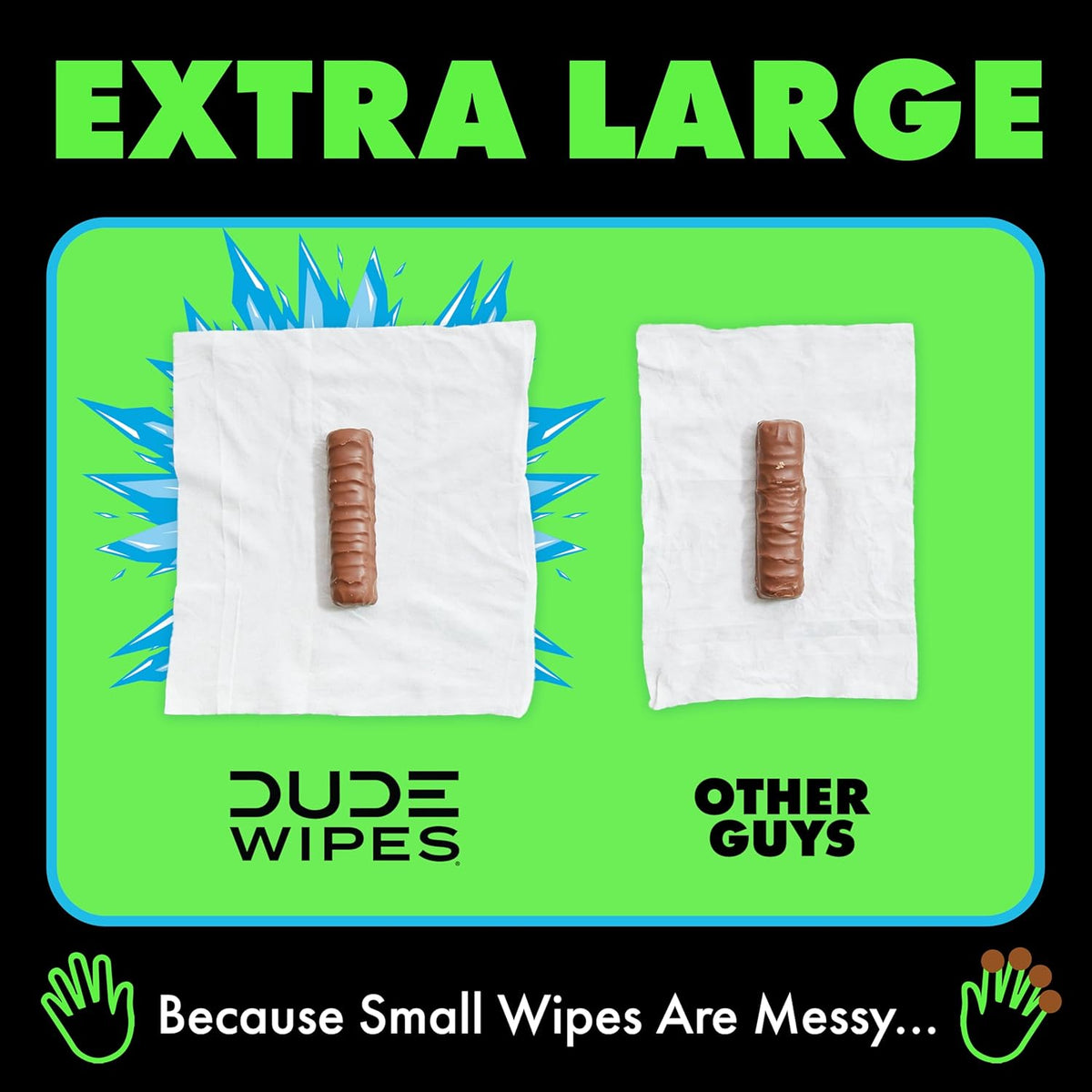 DUDE Wipes Unscented Adult Flushable Wet Wipes, Sensitive Skin, 288 Count