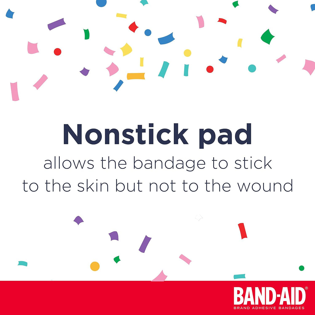 BAND-AID Brand Flexible Fabric Adhesive Bandages, Assorted Sizes, 100 Count