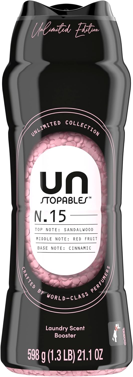 Downy Unstopables Unlimited Collection In Wash Laundry Scent Booster Beads, No. 26, Fine Fragrance, Long Lasting Fresh Scent Beads, 21.1 oz