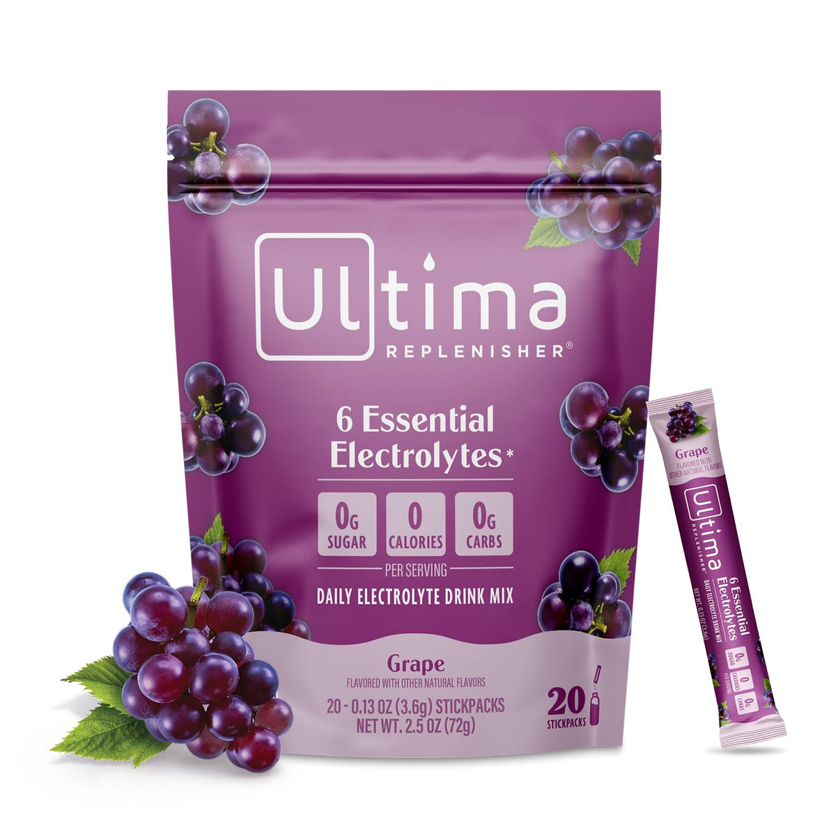 Ultima Replenisher Pink Lemonade Electrolyte Packets, 20 Stickpacks