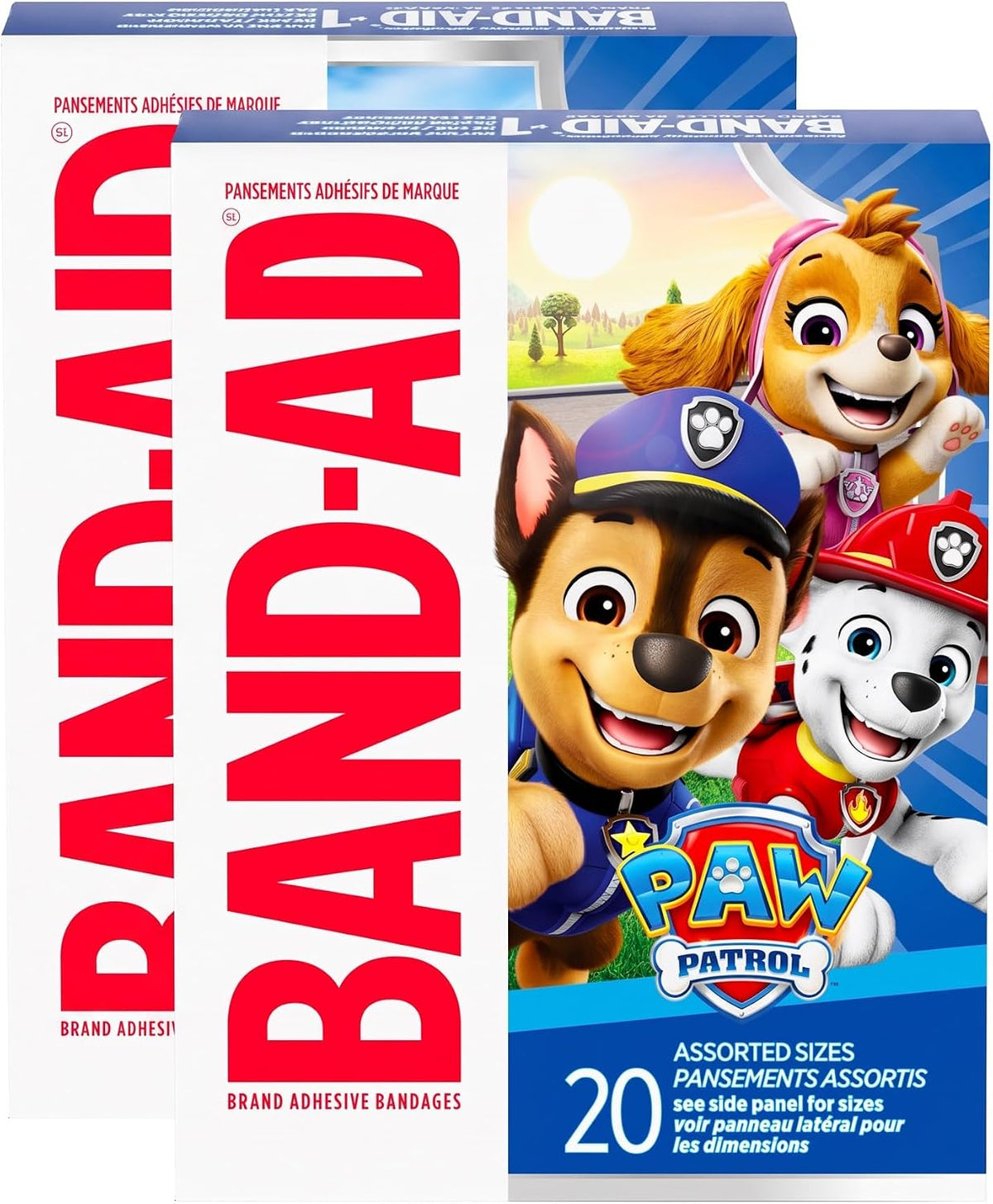 BAND-AID Brand Flexible Fabric Adhesive Bandages, Assorted Sizes, 100 Count