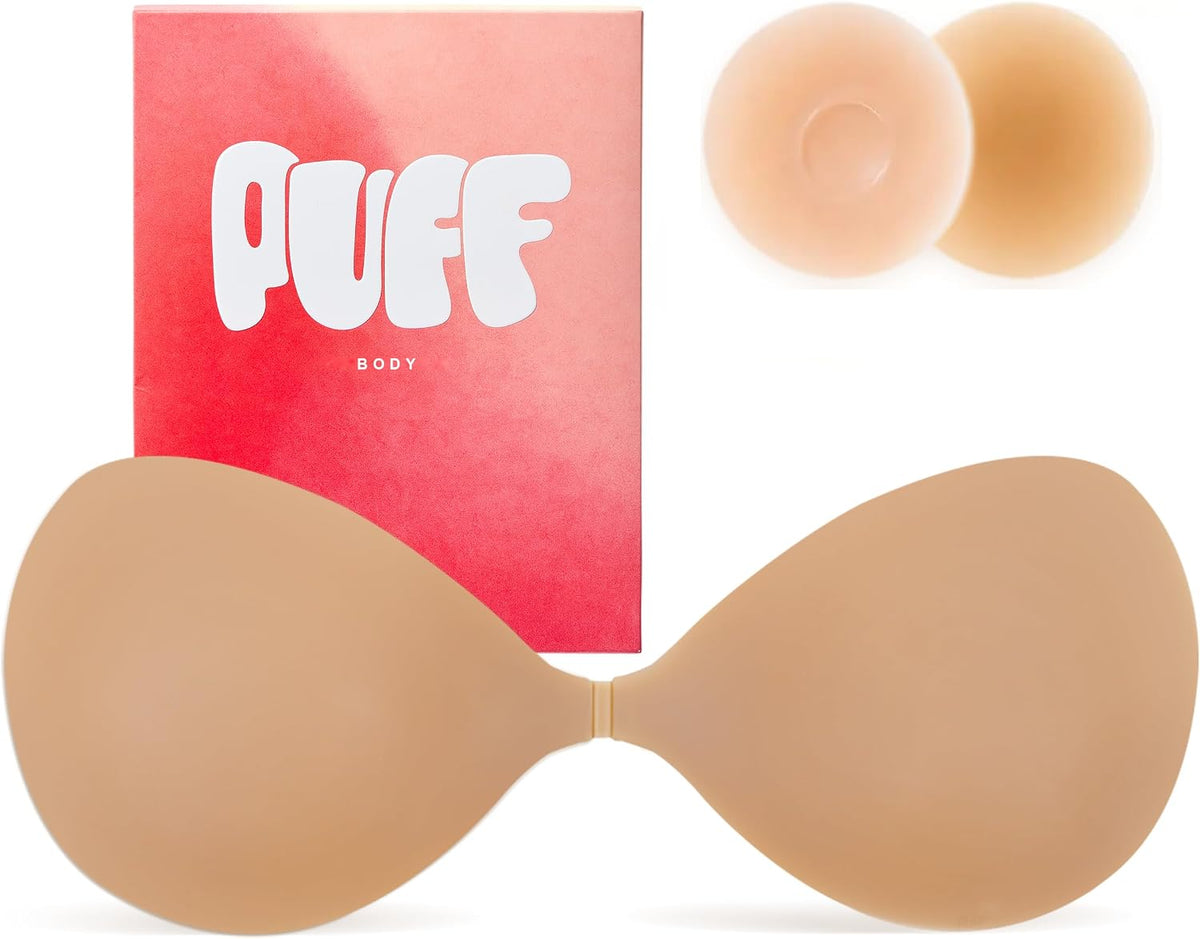 Sticky Bra Push Up, Invisible Strapless Adhesive Bra