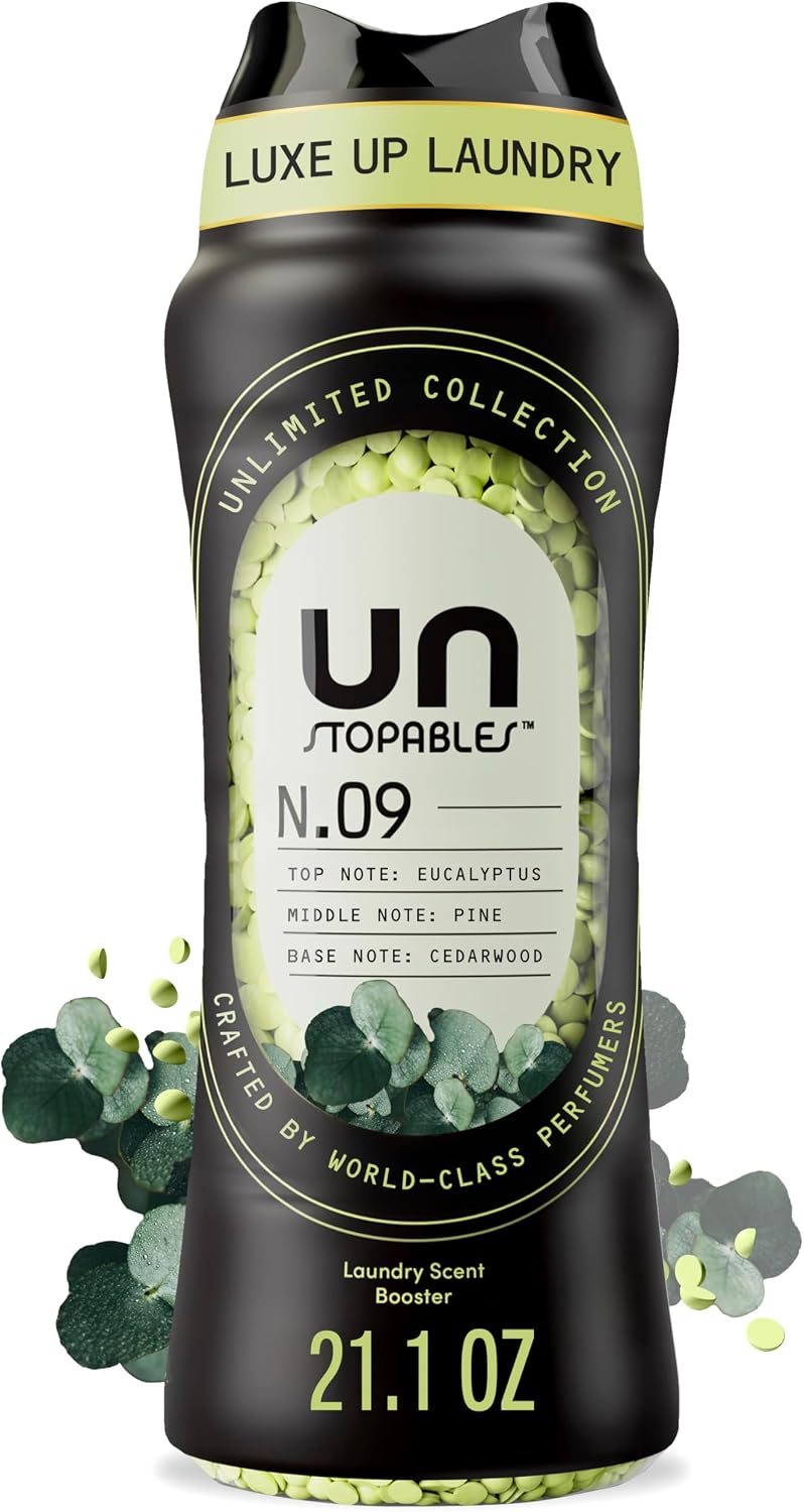 Downy Unstopables Unlimited Collection In Wash Laundry Scent Booster Beads, No. 26, Fine Fragrance, Long Lasting Fresh Scent Beads, 21.1 oz
