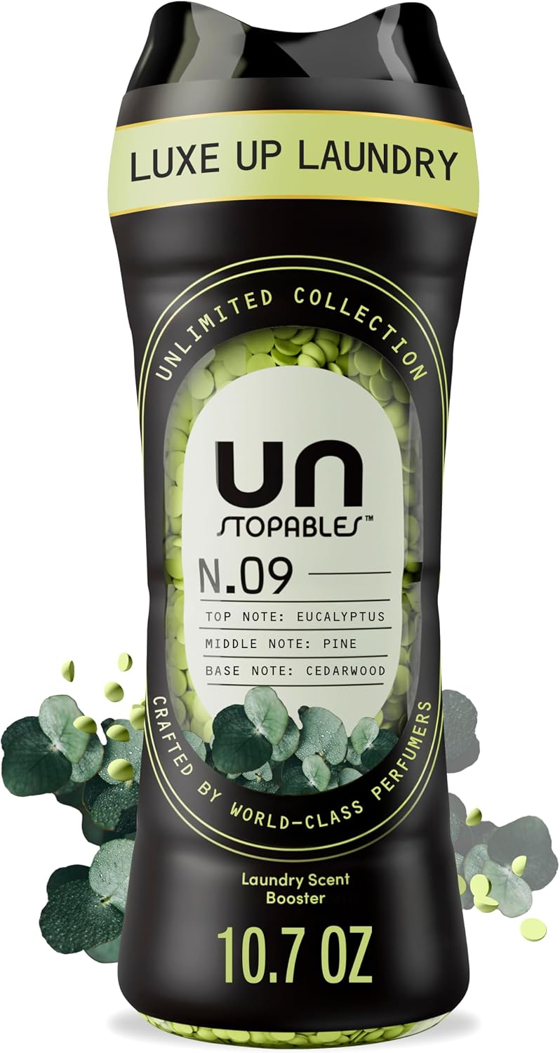 Downy Unstopables Unlimited Collection In Wash Laundry Scent Booster Beads, No. 26, Fine Fragrance, Long Lasting Fresh Scent Beads, 21.1 oz