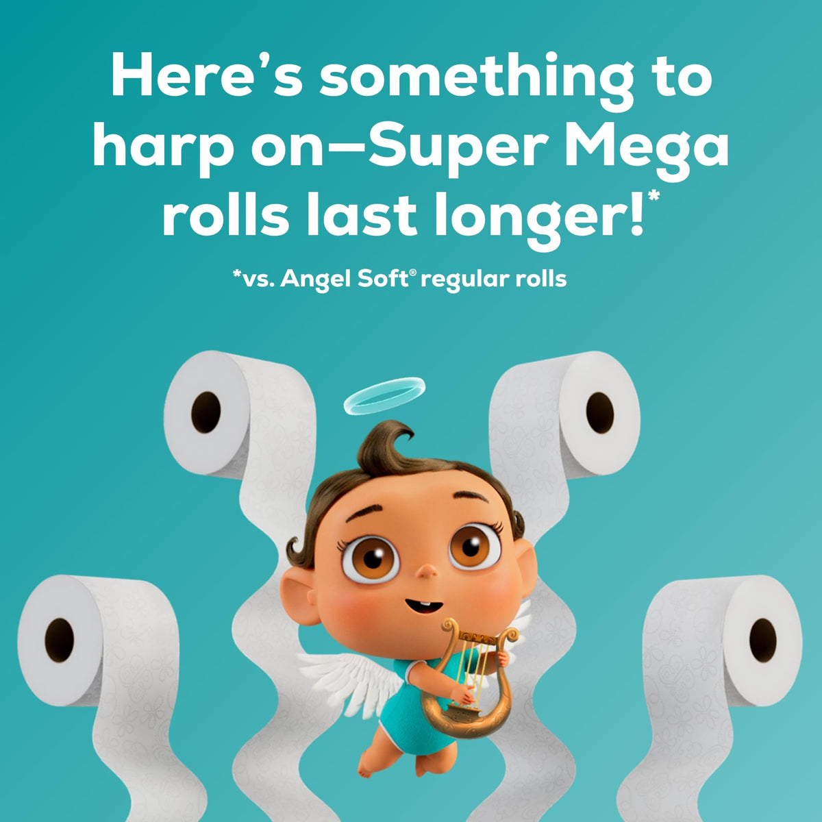 Angel Soft Toilet Paper, 18 Mega Rolls = 72 Regular Rolls, Soft and Strong
