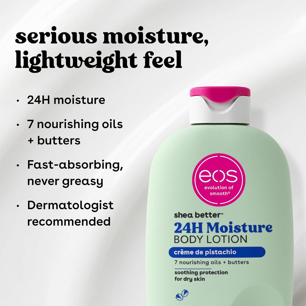 eos Shea Better Body Lotion- Strawberry Dream, with Natural Shea, 16 fl oz