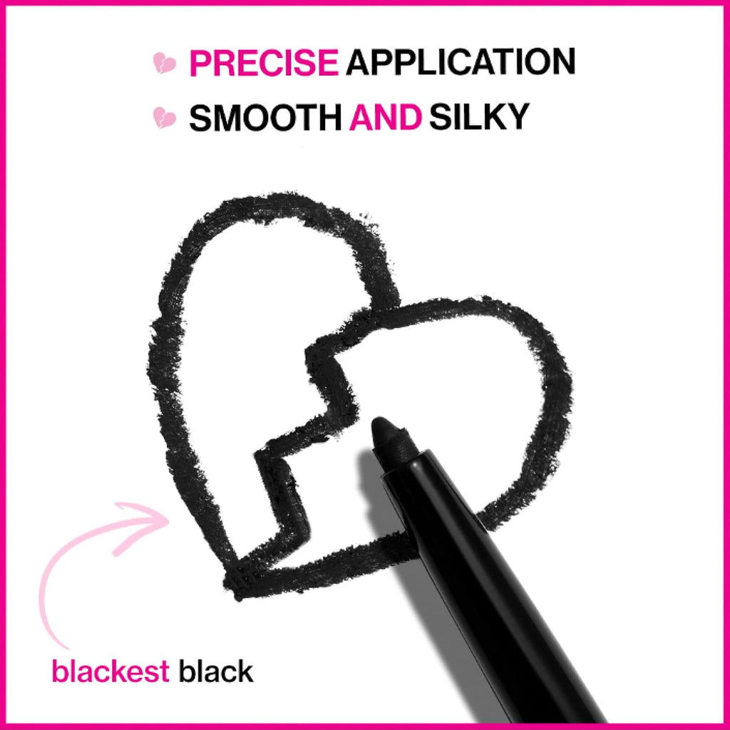 wet n wild Mega Last Breakup Proof Waterproof Retractable Gel Eyeliner - Ultra Pigmented 16-Hour Long Wear, Smudge Proof Satin Finish Formula, Cruelty-Free & Vegan - Brick Brown