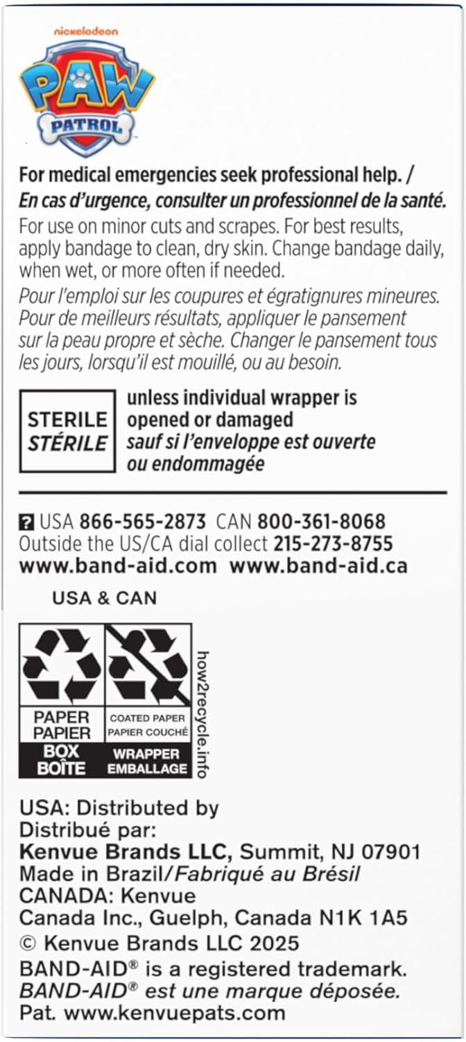 BAND-AID Brand Flexible Fabric Adhesive Bandages, Assorted Sizes, 100 Count