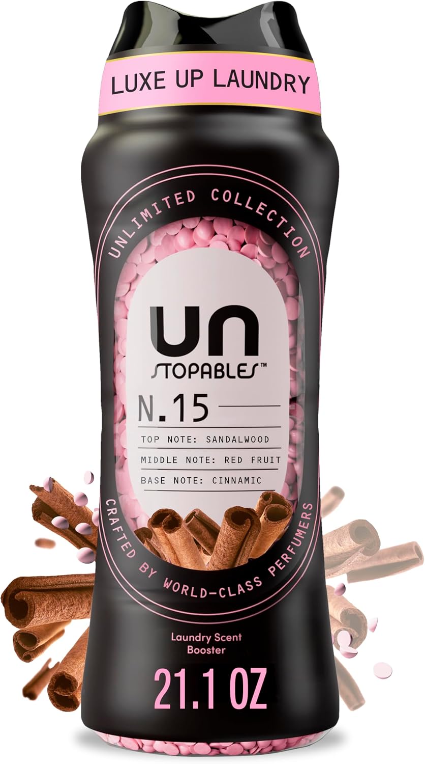 Downy Unstopables Unlimited Collection In Wash Laundry Scent Booster Beads, No. 26, Fine Fragrance, Long Lasting Fresh Scent Beads, 21.1 oz