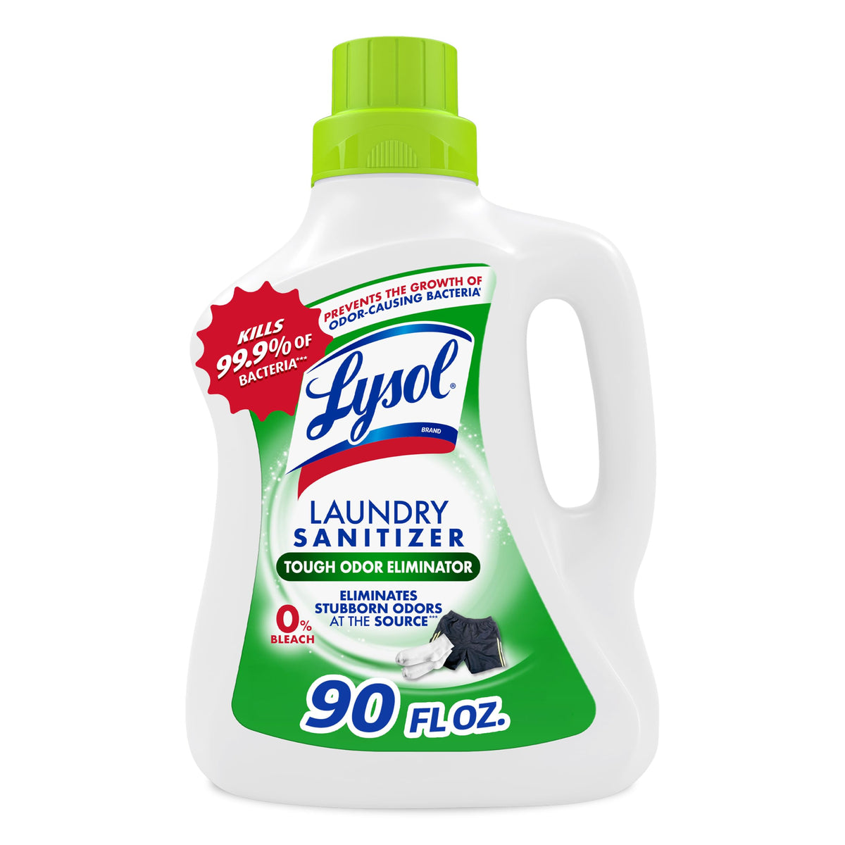 Lysol Laundry Sanitizer Liquid, Detergent Additive, Crisp Linen, 90oz