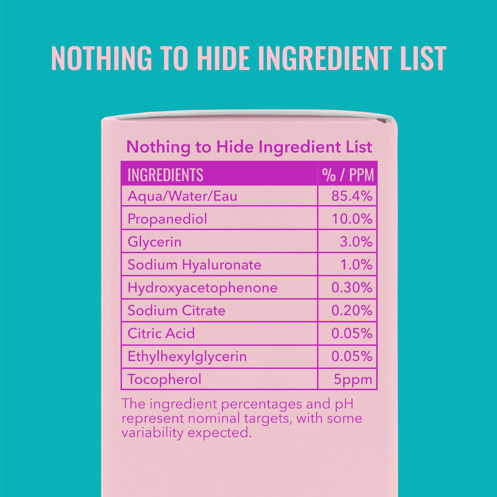 Good Molecules Hyaluronic Acid Serum for Face, 2.5 fl oz, Pack of 2