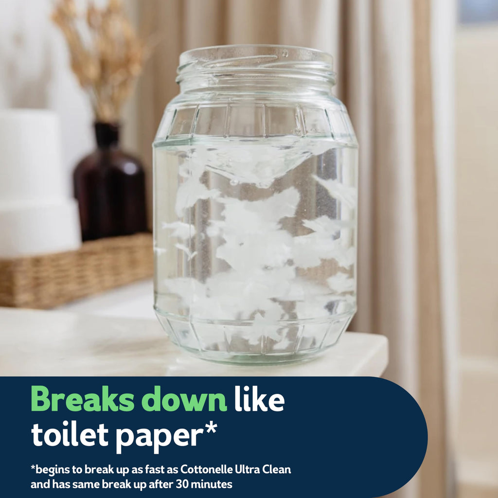 Cottonelle Fresh Feel Flushable Wet Wipes, Adult Wet Wipes, 8 Flip-Top Packs, 42 Wipes Per Pack (336 Total Wipes)