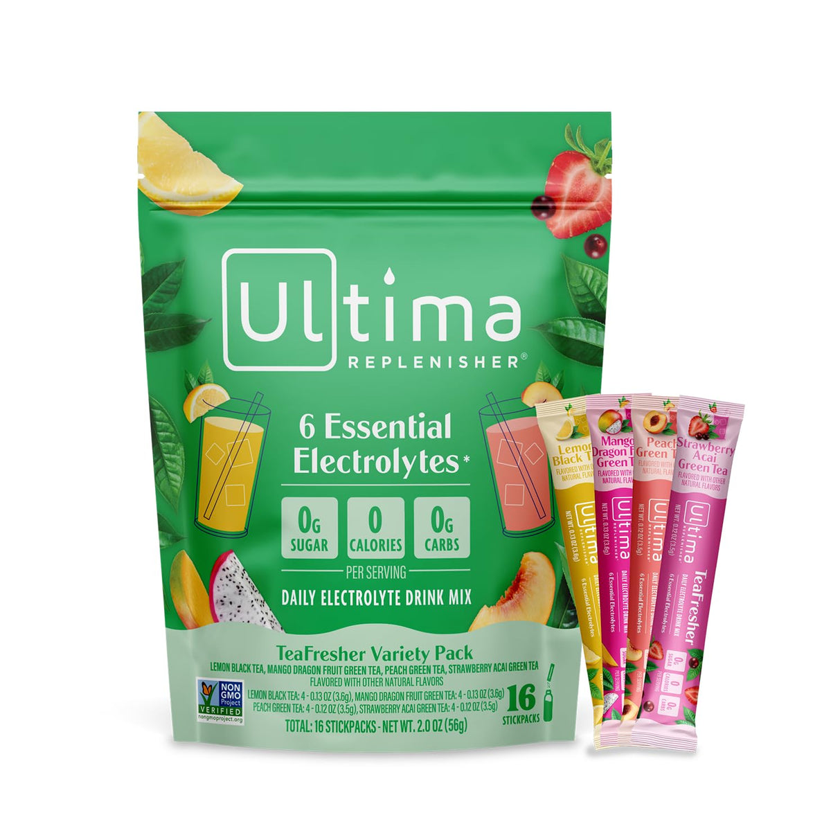 Ultima Replenisher Pink Lemonade Electrolyte Packets, 20 Stickpacks