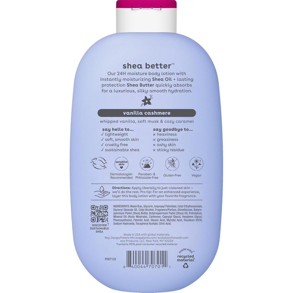 eos Shea Better Body Lotion- Strawberry Dream, with Natural Shea, 16 fl oz