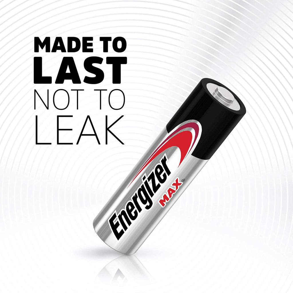 Energizer AA and AAA Batteries, 48 Count, Combo Pack Contains 24 Max Double A and 24 Max Triple A Batteries