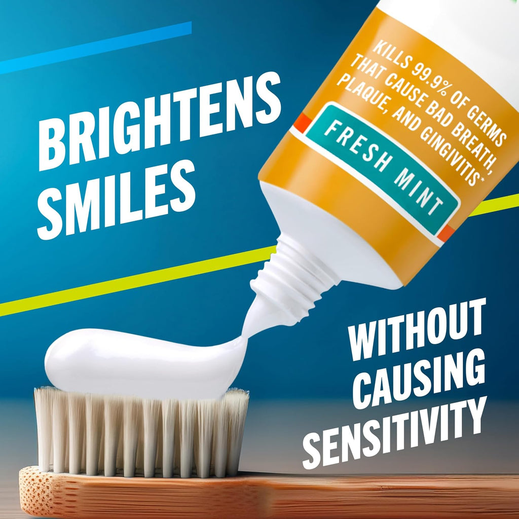 TheraBreath Healthy Gums Oral Rinse, Clean Mint, 16 fl oz, 2-Pack