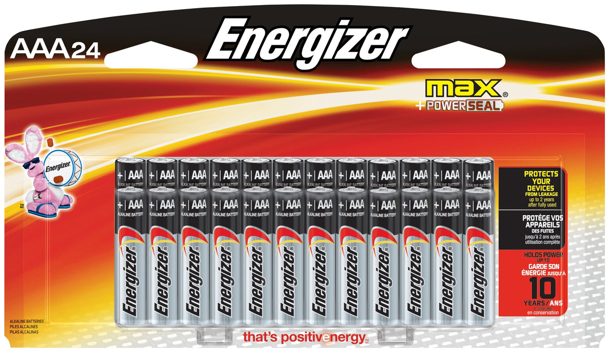 Energizer AA and AAA Batteries, 48 Count, Combo Pack Contains 24 Max Double A and 24 Max Triple A Batteries
