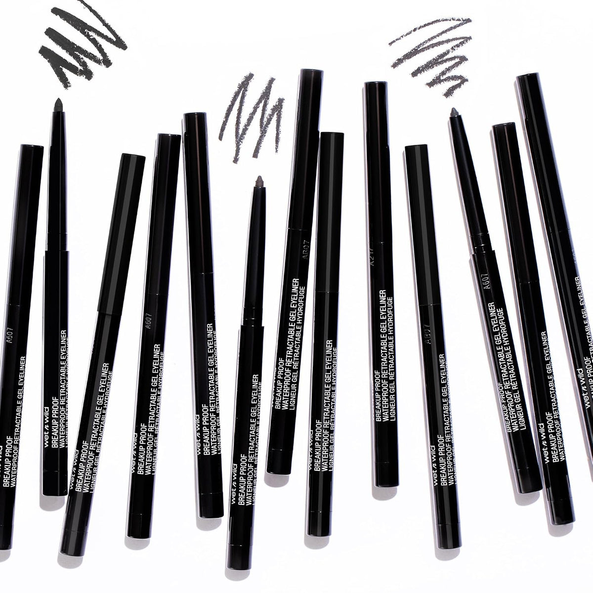 wet n wild Mega Last Breakup Proof Waterproof Retractable Gel Eyeliner - Ultra Pigmented 16-Hour Long Wear, Smudge Proof Satin Finish Formula, Cruelty-Free & Vegan - Brick Brown